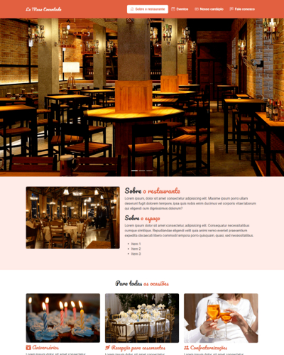 capa projeto restaurante
